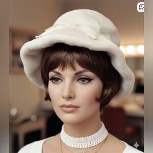 Soft Structured Polar Bear Colored Vintage Hat